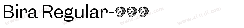 Bira Regular字体转换